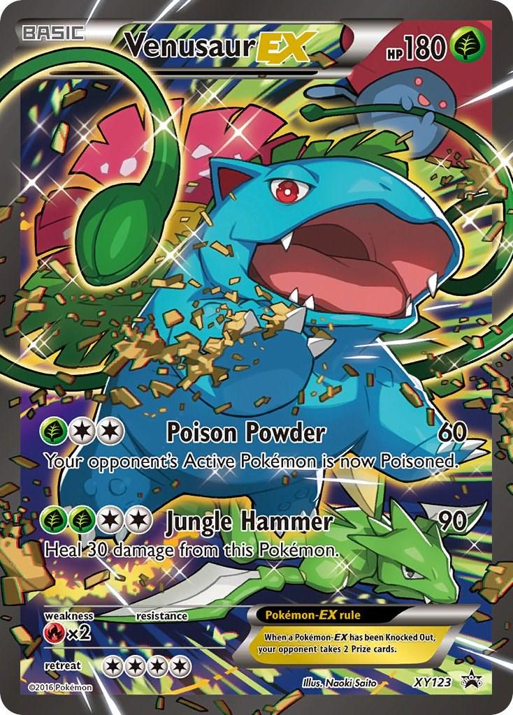 Venusaur EX #XY123 Pokemon Promo Holo - Lightly Played