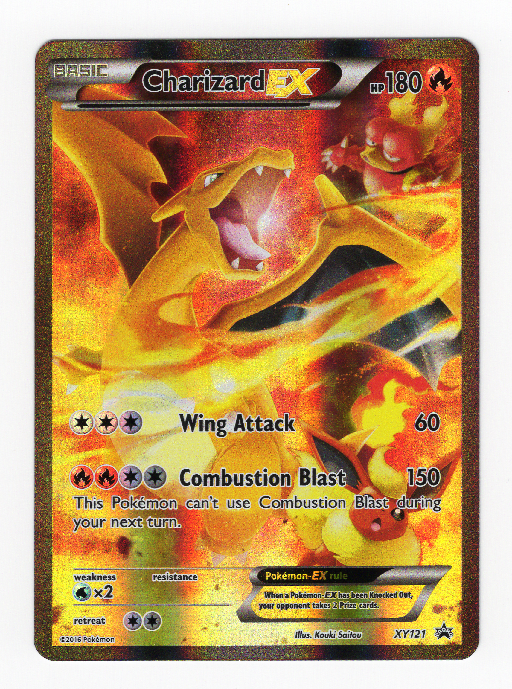 Charizard EX #XY121 Pokemon Promo Holo - Lightly Played