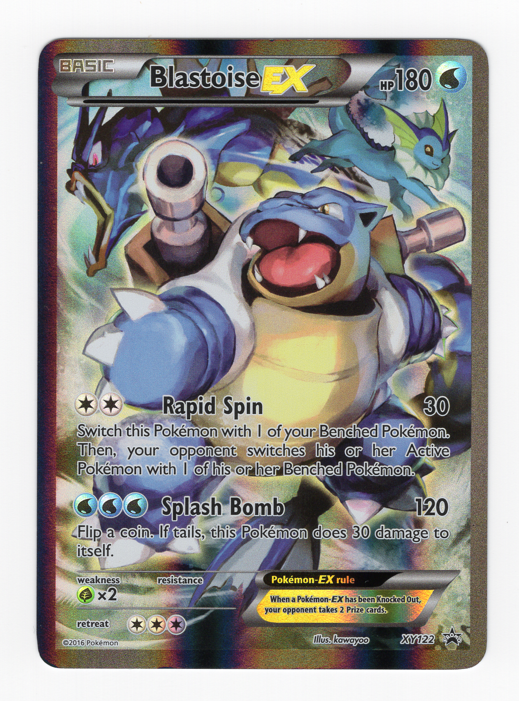 Blastoise EX #XY122 Pokemon Promo Holo - Lightly Played