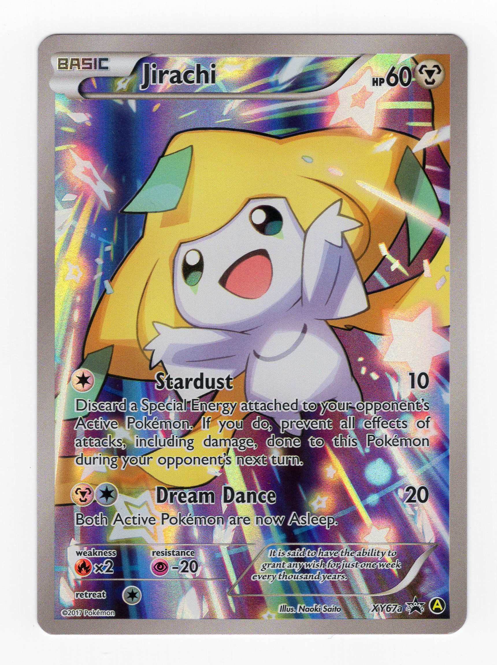 Jirachi #XY67a Pokemon Promo Holo - Near Mint