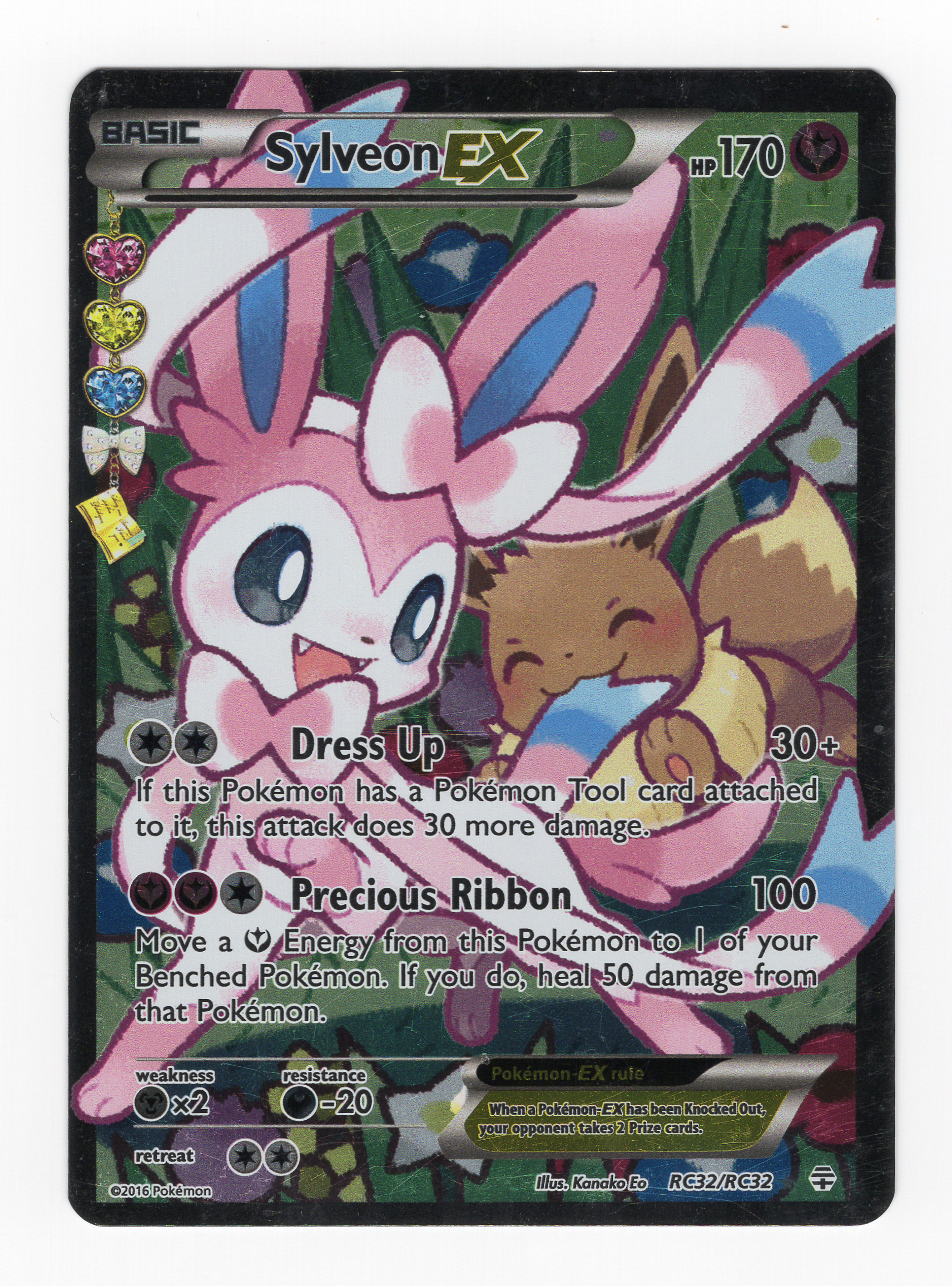 Sylveon EX #RC32 Pokemon Generations Holo - Lightly Played