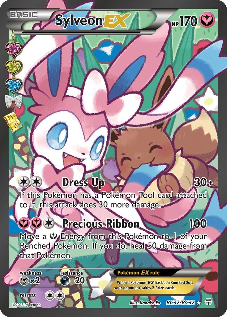 Sylveon EX #RC32 Pokemon Generations Holo - Lightly Played