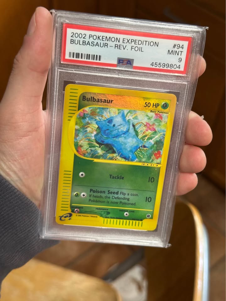 PSA 9 | Bulbasaur [Reverse Holo] #94 Pokemon Expedition