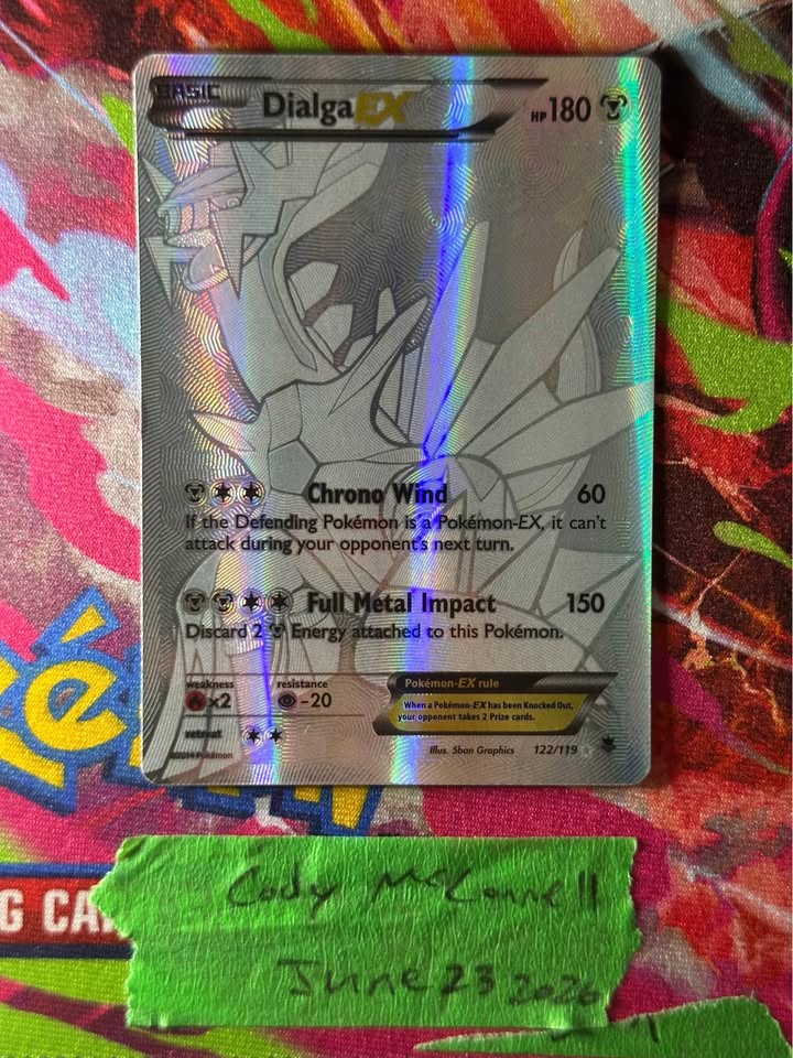 Dialga EX #122 Pokemon Phantom Forces | Moderately Played