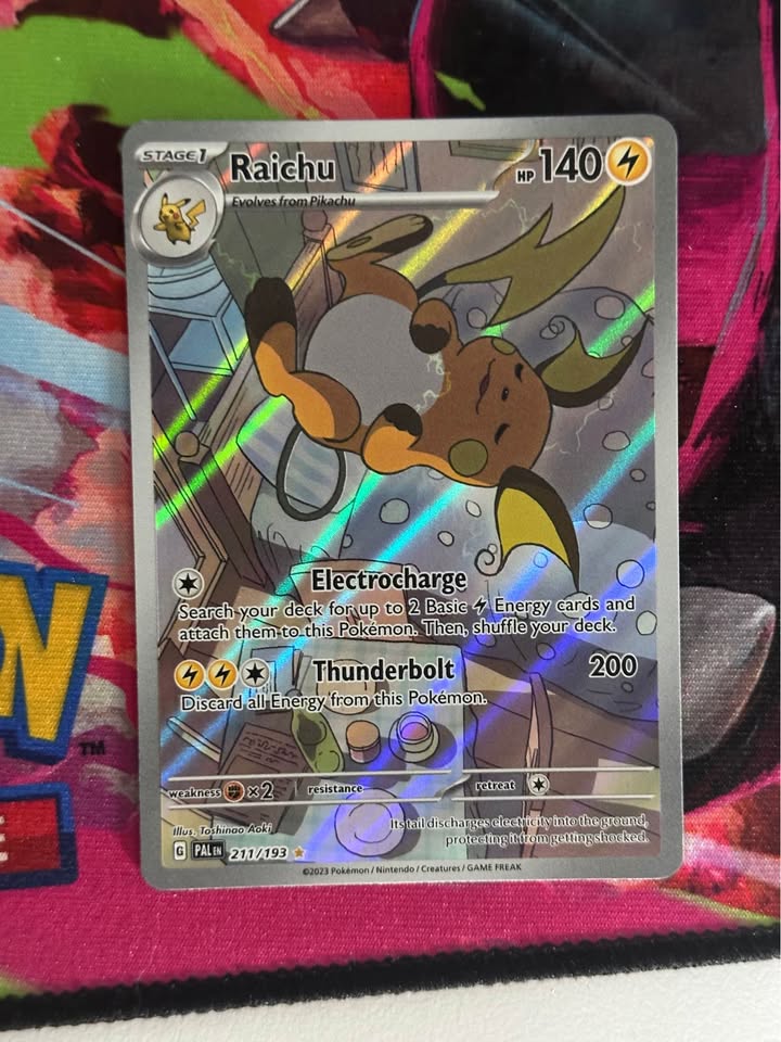 Raichu #211 Pokemon Paldea Evolved Illustration Rare - Near Mint