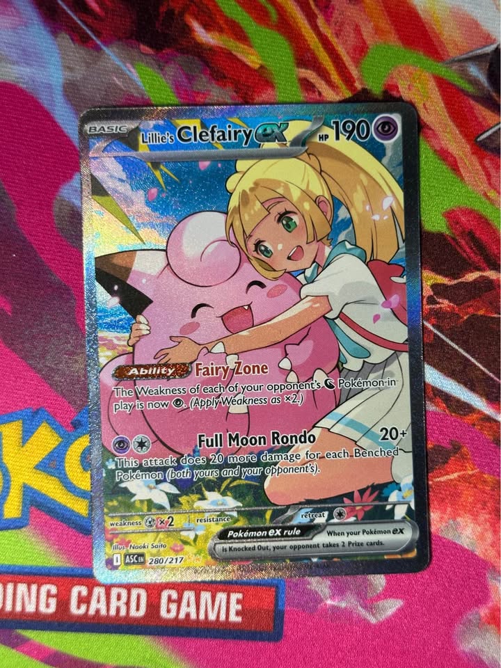 Lillie's Clefairy Ex [SIR] #280/217 Pokemon Ascended Heroes - Near Mint